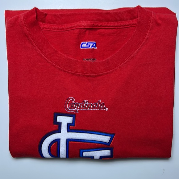 St. Louis Cardinals - Short Sleeve - Red T-shirt - Emblem on front - 2XL - $20 - Picture 5 of 5